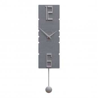 CalleaDesign Orologio da parete a pendolo in legno dal design moderno ed elegante Rock