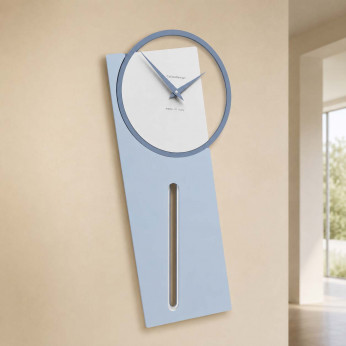 CalleaDesign Orologio da parete a pendolo in legno dal design moderno ed elegante Sherlock