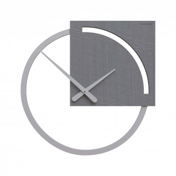 CalleaDesign Orologio da parete con quadrante rotondo il legno dal design moderno ed elegante Karl