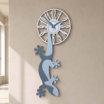CalleaDesign Orologio da parete Geco Penzolante
