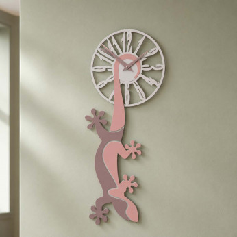 CalleaDesign Orologio da parete Geco Penzolante