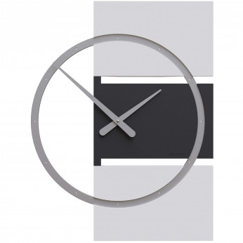 CalleaDesign Orologio da parete grande in legno dal design moderno ed elegante Adam