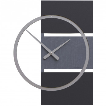 CalleaDesign Orologio da parete grande in legno dal design moderno ed elegante Adam