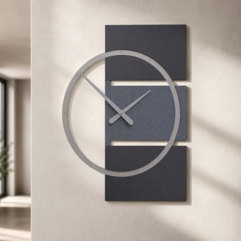 CalleaDesign Orologio da parete grande in legno dal design moderno ed elegante Adam