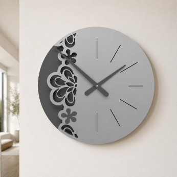 CalleaDesign Orologio da parete grande Merletto