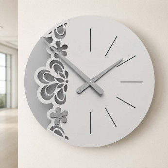 CalleaDesign Orologio da parete grande Merletto