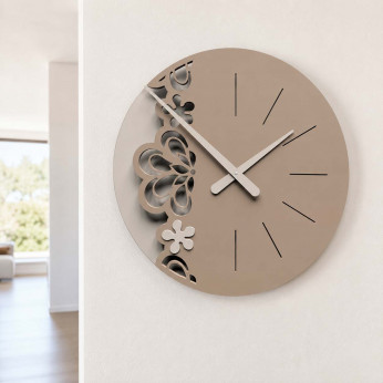 CalleaDesign Orologio da parete grande Merletto