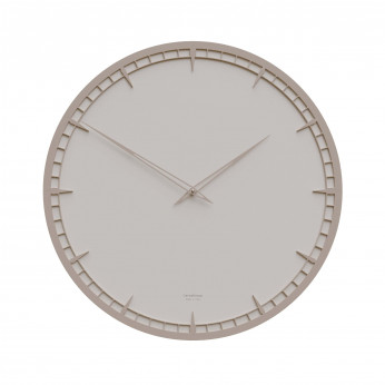 CalleaDesign Orologio da parete grande rotondo in legno dal design moderno ed elegante Eloise