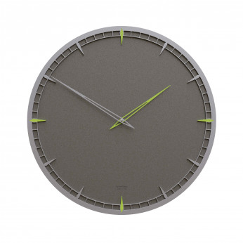 CalleaDesign Orologio da parete grande rotondo in legno dal design moderno ed elegante Eloise