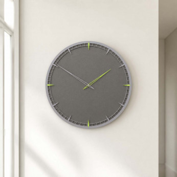 CalleaDesign Orologio da parete grande rotondo in legno dal design moderno ed elegante Eloise