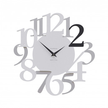 CalleaDesign Orologio da parete in legno con numeri dal design moderno Russell