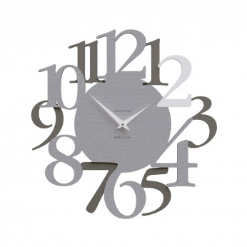 CalleaDesign Orologio da parete in legno con numeri dal design moderno Russell