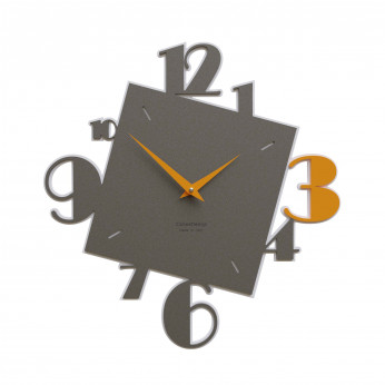 CalleaDesign Orologio da parete in legno dal design moderno con quadrante con numeri Justine
