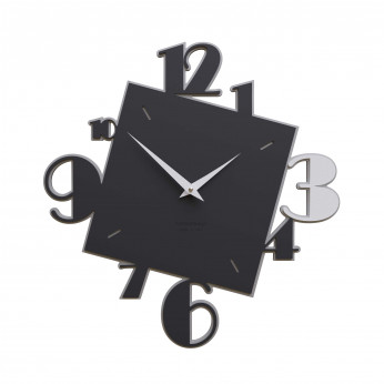 CalleaDesign Orologio da parete in legno dal design moderno con quadrante con numeri Justine