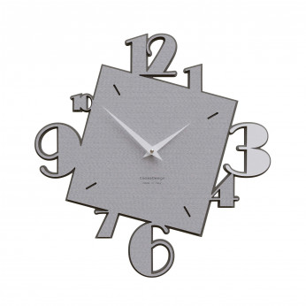 CalleaDesign Orologio da parete in legno dal design moderno con quadrante con numeri Justine