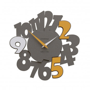 CalleaDesign Orologio da parete in legno dal design moderno Due95