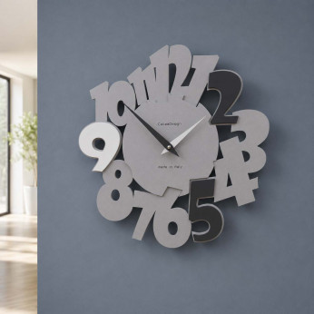 CalleaDesign Orologio da parete in legno dal design moderno Due95