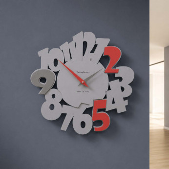 CalleaDesign Orologio da parete in legno dal design moderno Due95