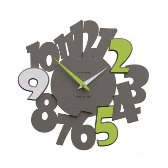 CalleaDesign Orologio da parete in legno dal design moderno Due95