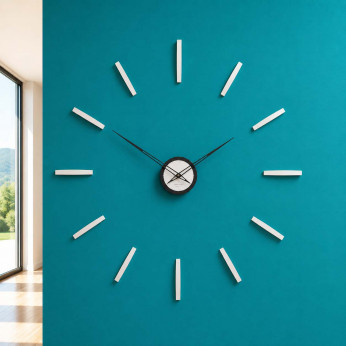 CalleaDesign Orologio da parete in legno dal design moderno e minimalista Pinturicchio