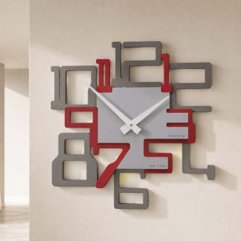 CalleaDesign Orologio da parete in legno dal design moderno ed elegante Kron