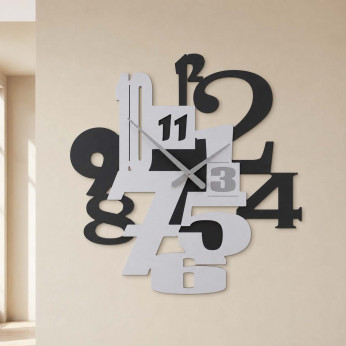 CalleaDesign Orologio da parete in legno dal design moderno Kirsten
