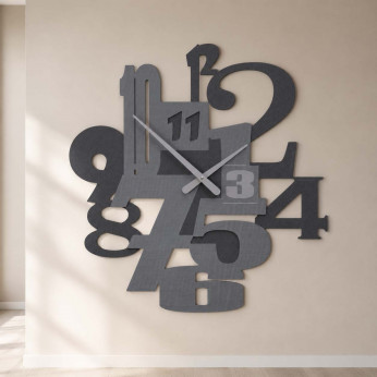 CalleaDesign Orologio da parete in legno dal design moderno Kirsten