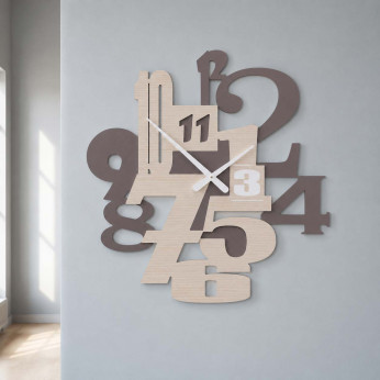 CalleaDesign Orologio da parete in legno dal design moderno Kirsten