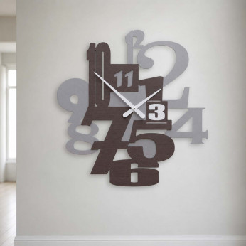 CalleaDesign Orologio da parete in legno dal design moderno Kirsten