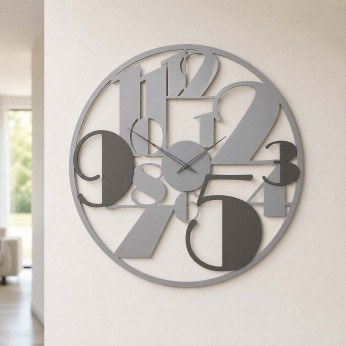 CalleaDesign Orologio da parete in legno dal design moderno lancette in alluminio Cleo