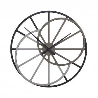 CalleaDesign Orologio da parete in legno di grandi dimensioni Theresa