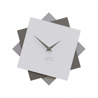 CalleaDesign Orologio da parete grande in legno per cucina o per soggiorno dal design moderno Foy