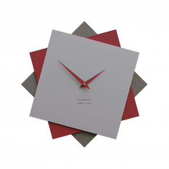CalleaDesign Orologio da parete in legno per cucina o per soggiorno dal design moderno Foy