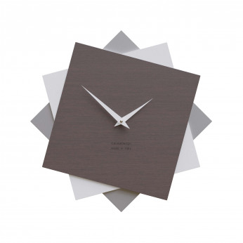 CalleaDesign Orologio da parete in legno per cucina o per soggiorno dal design moderno Foy