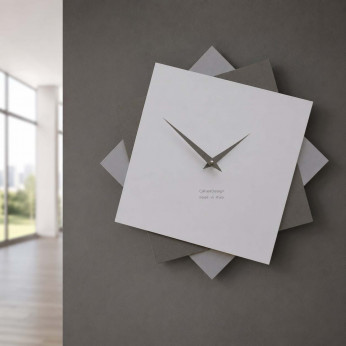 CalleaDesign Orologio da parete in legno per cucina o per soggiorno dal design moderno Foy