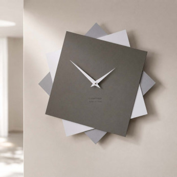 CalleaDesign Orologio da parete in legno per cucina o per soggiorno dal design moderno Foy