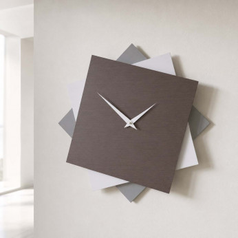 CalleaDesign Orologio da parete in legno per cucina o per soggiorno dal design moderno Foy