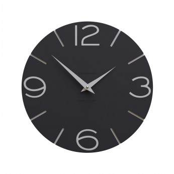 CalleaDesign Orologio da parete in legno rotondo dal design moderno Smile