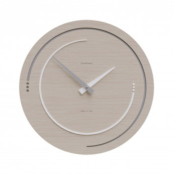 CalleaDesign Orologio da parete in legno per soggiorno o cucina di design moderno Sonar