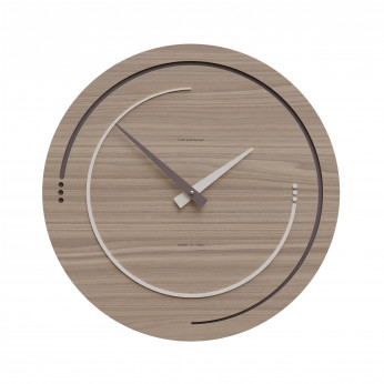 CalleaDesign Orologio da parete in legno per soggiorno o cucina di design moderno Sonar