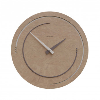 CalleaDesign Orologio da parete in legno per soggiorno o cucina di design moderno Sonar