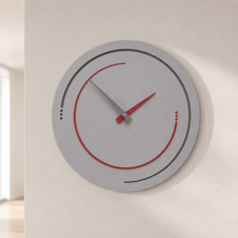 CalleaDesign Orologio da parete in legno per soggiorno o cucina di design moderno Sonar