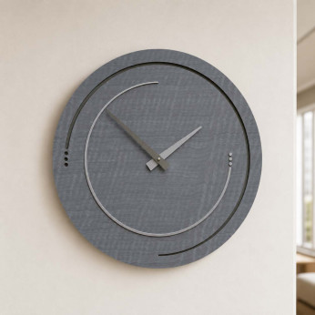 CalleaDesign Orologio da parete in legno per soggiorno o cucina di design moderno Sonar