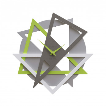 CalleaDesign Orologio da parete moderno con forme geometriche da salotto Geolo