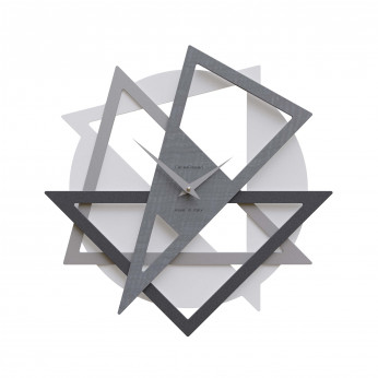 CalleaDesign Orologio da parete moderno con forme geometriche da salotto Geolo