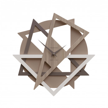 CalleaDesign Orologio da parete moderno con forme geometriche da salotto Geolo