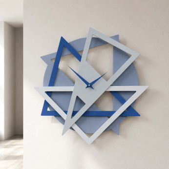 CalleaDesign Orologio da parete moderno con forme geometriche da salotto Geolo