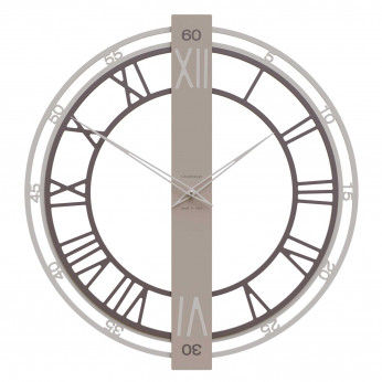 CalleaDesign Orologio da parete moderno in legno con numeri romani Franz