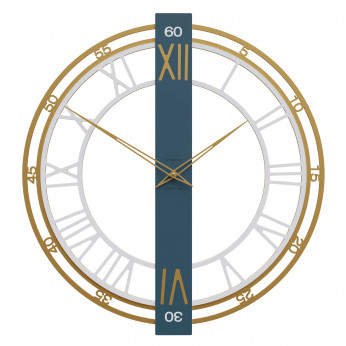 CalleaDesign Orologio da parete moderno in legno con numeri romani Franz
