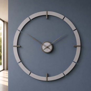 CalleaDesign Orologio da parete rotondo in legno dal design moderno e minimalista Giotto